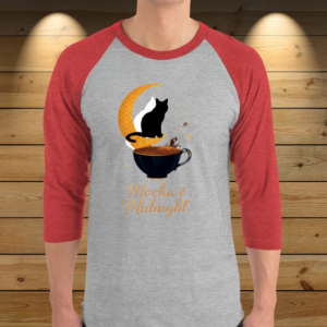 Purrfectly Unisex Cat 3/4 sleeve raglan shirt – Soft & Stylish for All Cat Lovers