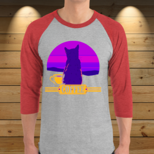 Purrfectly Unisex Cat 3/4 sleeve raglan shirt – Soft & Stylish for All Cat Lovers